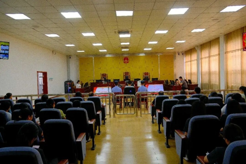 黄冈市小象社会工作服务中心组织青少年开启“沉浸式”学法新体验